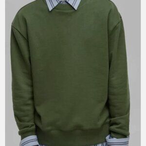 Mode of One Mens Relaxed Fit Fleece Sweatshirt Black Forest Size XXL